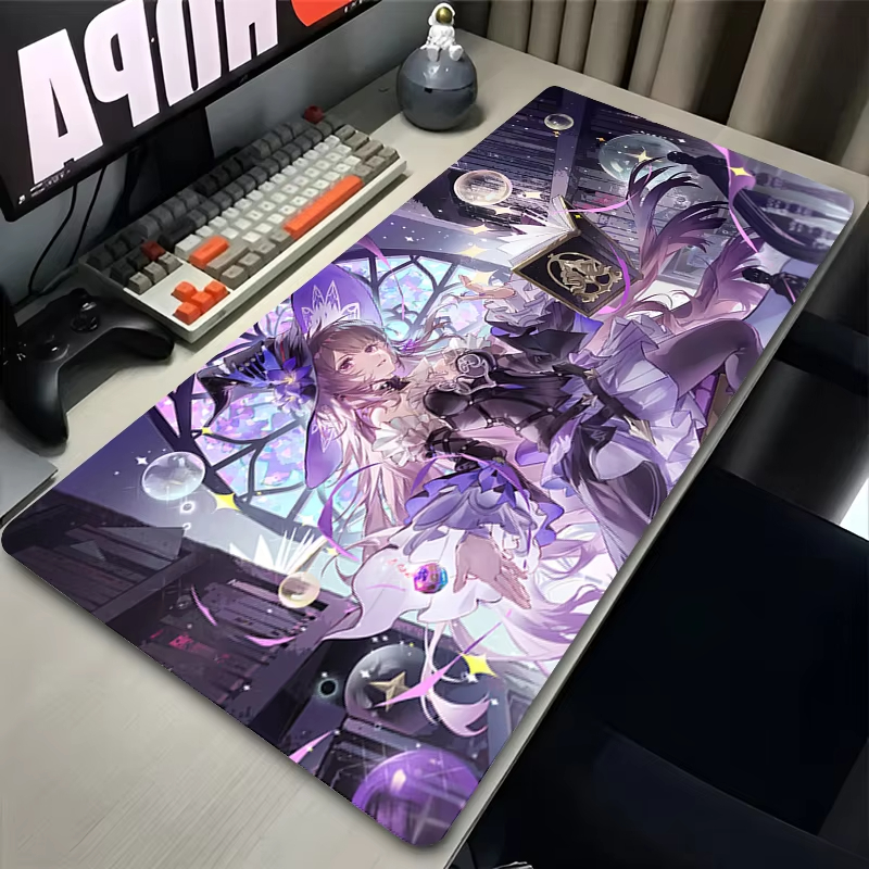 Gaming Accessories For Pc - Mouse Pad Kawaii Magic Anime Girl