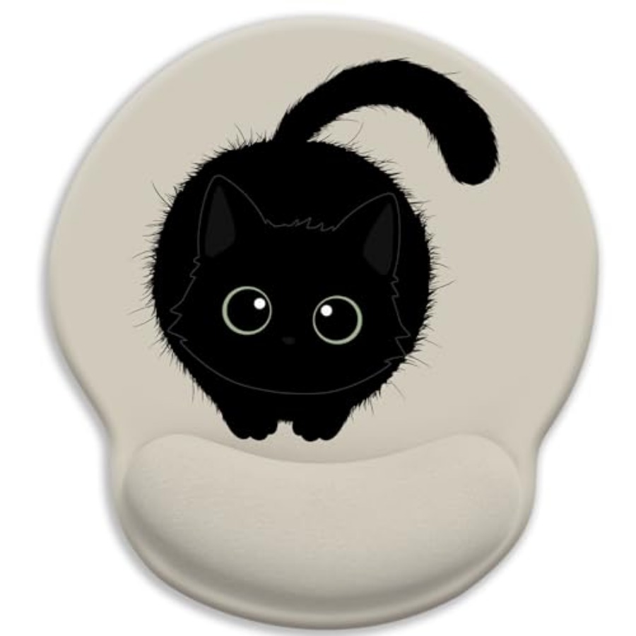Wrist Rest Ergonomic - Cat Lovers Ergonomic Mouse Pad with