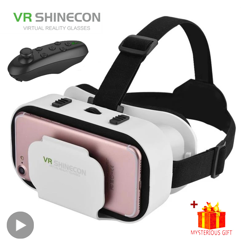 Gaming Accessories Bundle - Shinecon VR Glasses 3D Headset Virtual