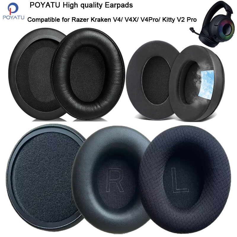 Gaming Accessories Razer - Poyatu Earpads for Razer Kraken V4