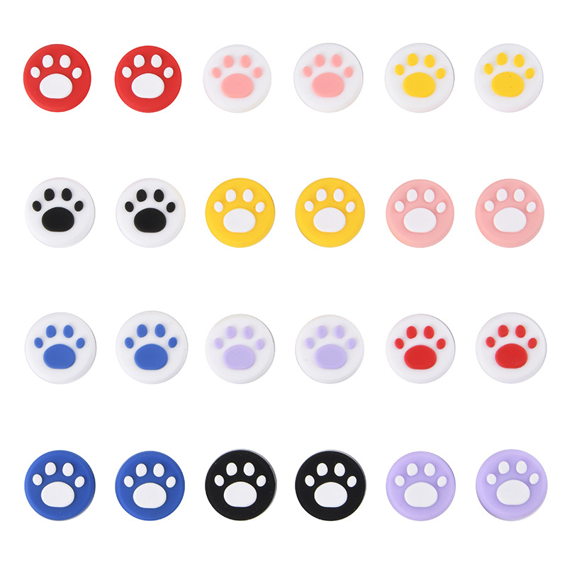 Jjk Gaming Accessories - 2pcs Cat Paw Thumb Stick Grip