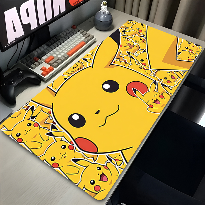 Gaming Accessories Desktop - Mouse Pad P-pokemon Pikachu Computer Gaming