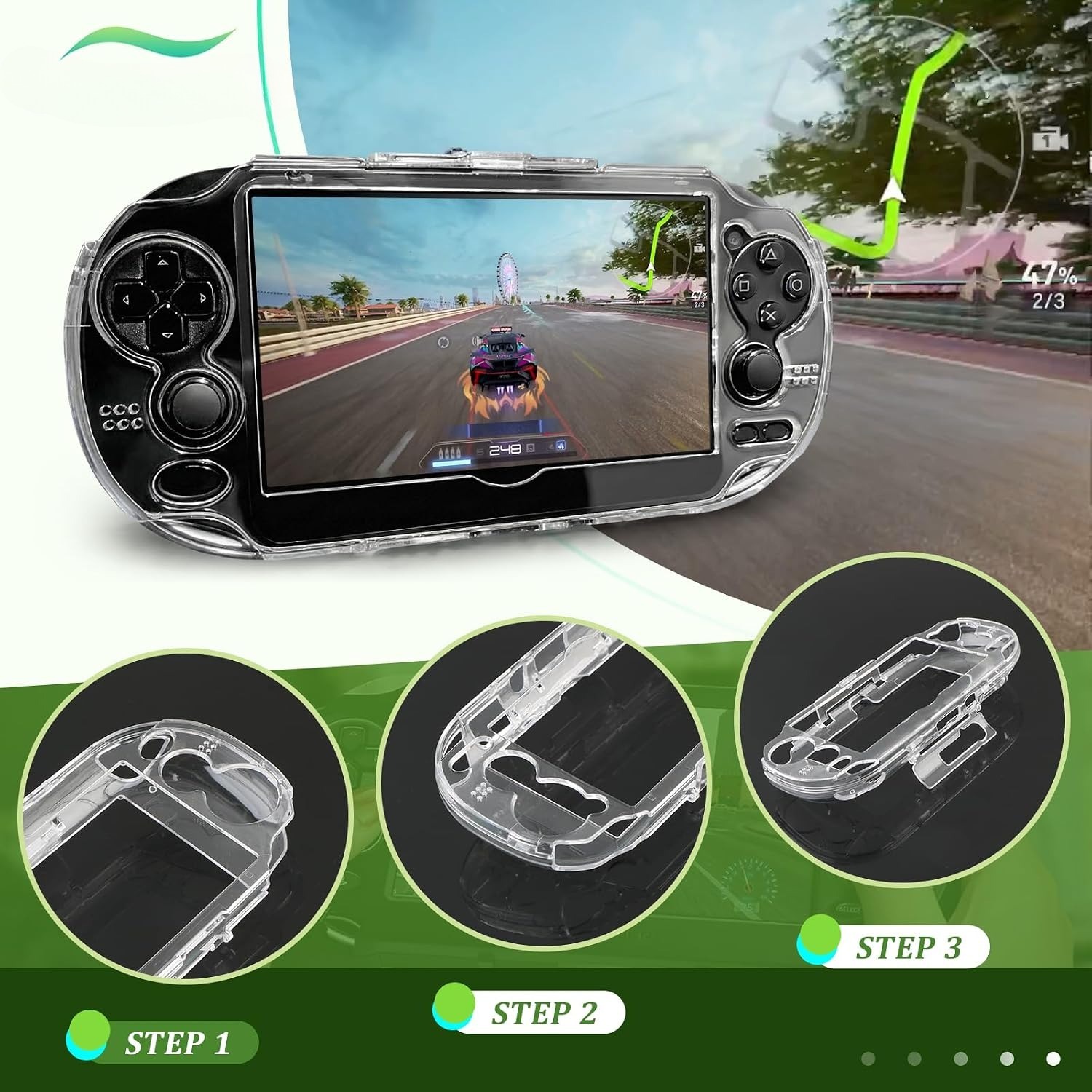 Hard Crystal Case & Screen Pro - Gaming Accessories Bundle incelemesi ve fiyatı