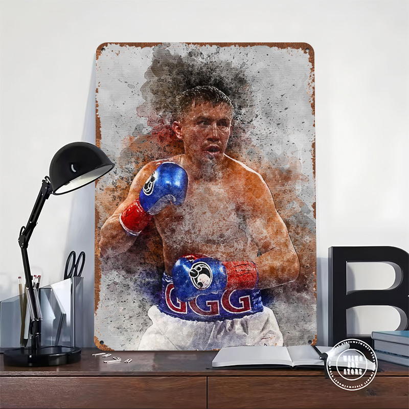Gennady Golovkin Tin Poster Cu - Gaming Accessories Europe incelemesi ve fiyatı