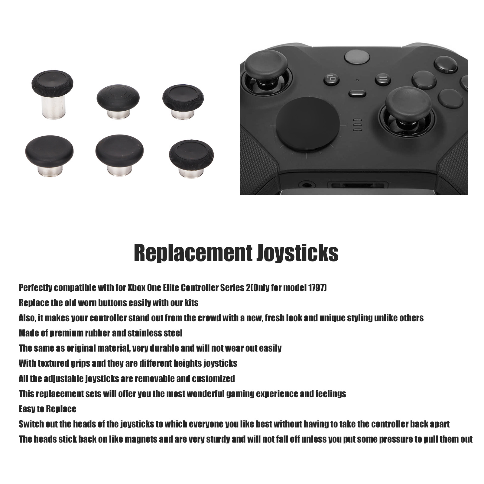6pcs Metal Replacement Joystic - Jjk Gaming Accessories incelemesi ve fiyatı