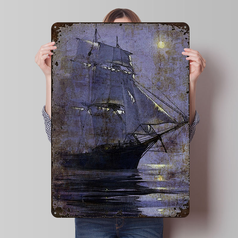 Old Ship Printed Poster Custom - Gaming Accessories Europe incelemesi ve fiyatı