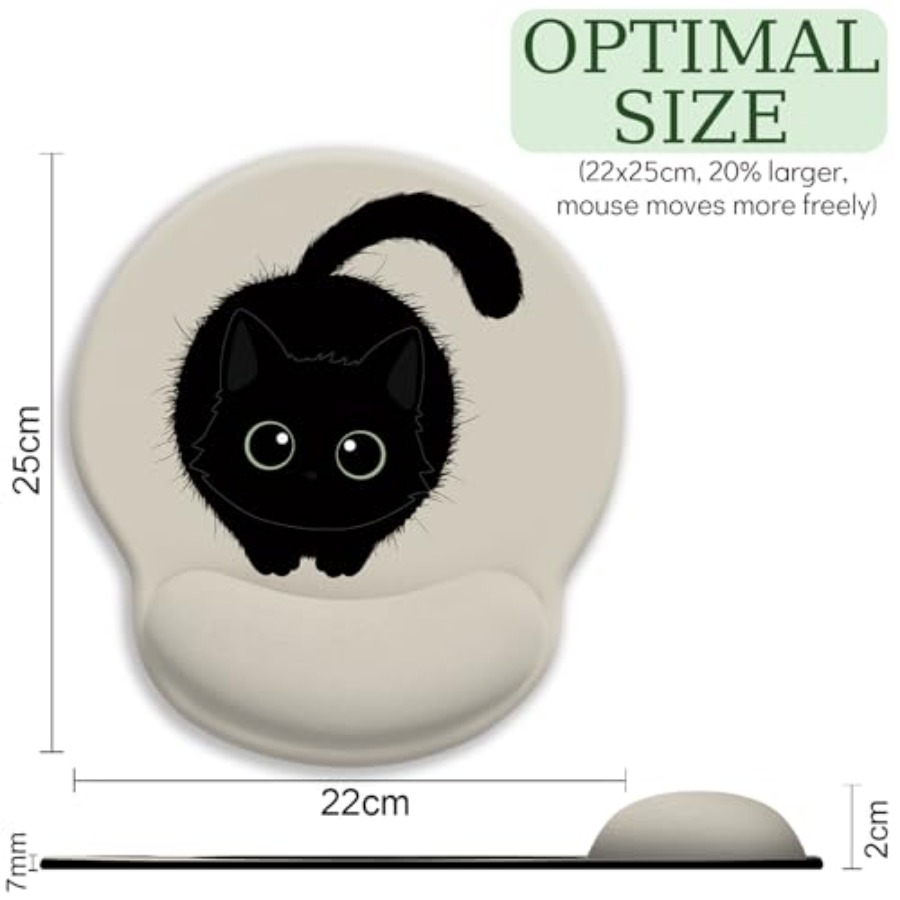 Cat Lovers Ergonomic Mouse Pad - Wrist Rest Ergonomic incelemesi ve fiyatı