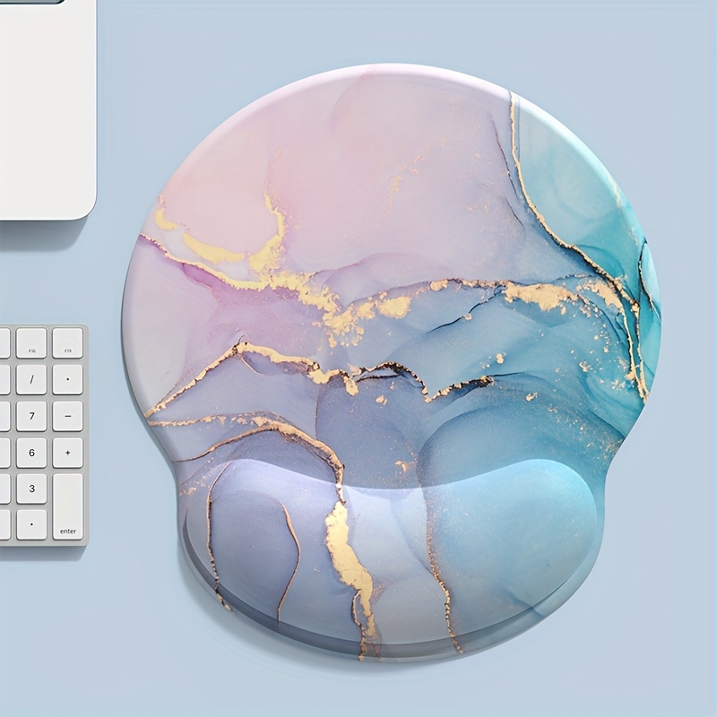 Powder Blue Gradient Marble Te - Wrist Rest Ergonomic incelemesi ve fiyatı