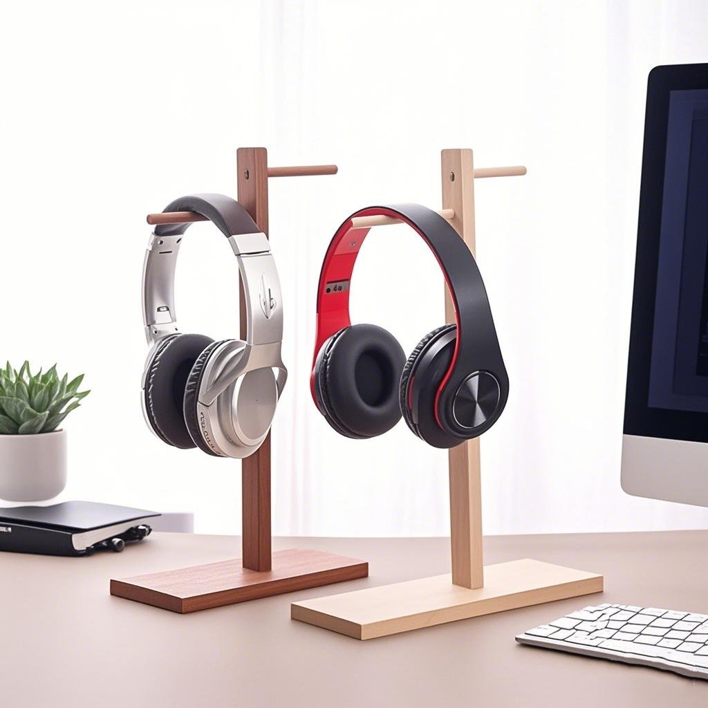 Wood Headphone Stand Earphone  - Gaming Accessories Rack incelemesi ve fiyatı