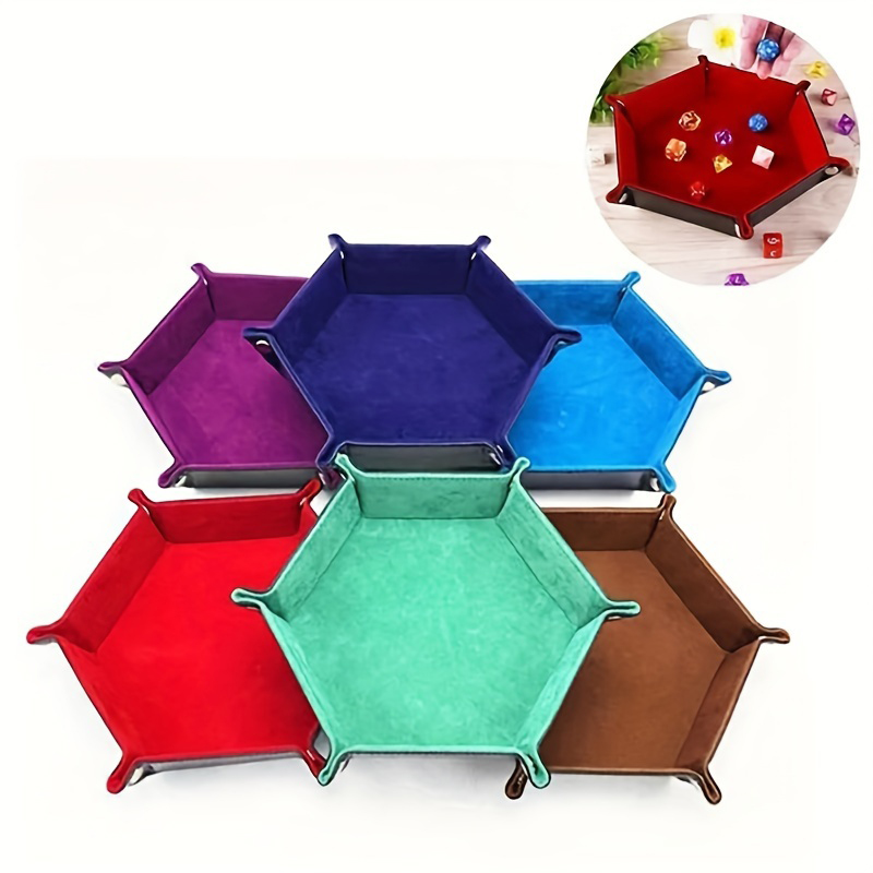 1pc Classic Hexagon Dice Tray, - Essential Gaming Accessories incelemesi ve fiyatı
