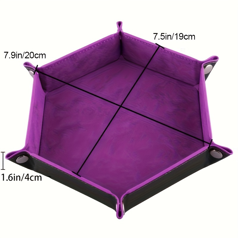 1pc Classic Hexagon Dice Tray, - Essential Gaming Accessories incelemesi ve fiyatı
