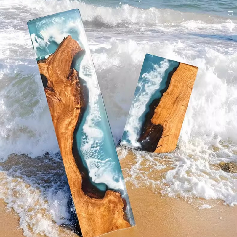 Handcrafted Ocean Wave Resin W - Wrist Rest Ergonomic incelemesi ve fiyatı