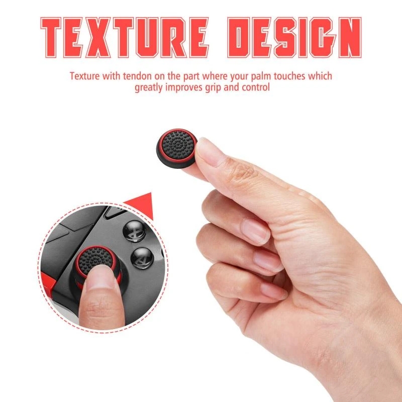 4PCS/10PCS Non-slip Silicone A - Jjk Gaming Accessories incelemesi ve fiyatı