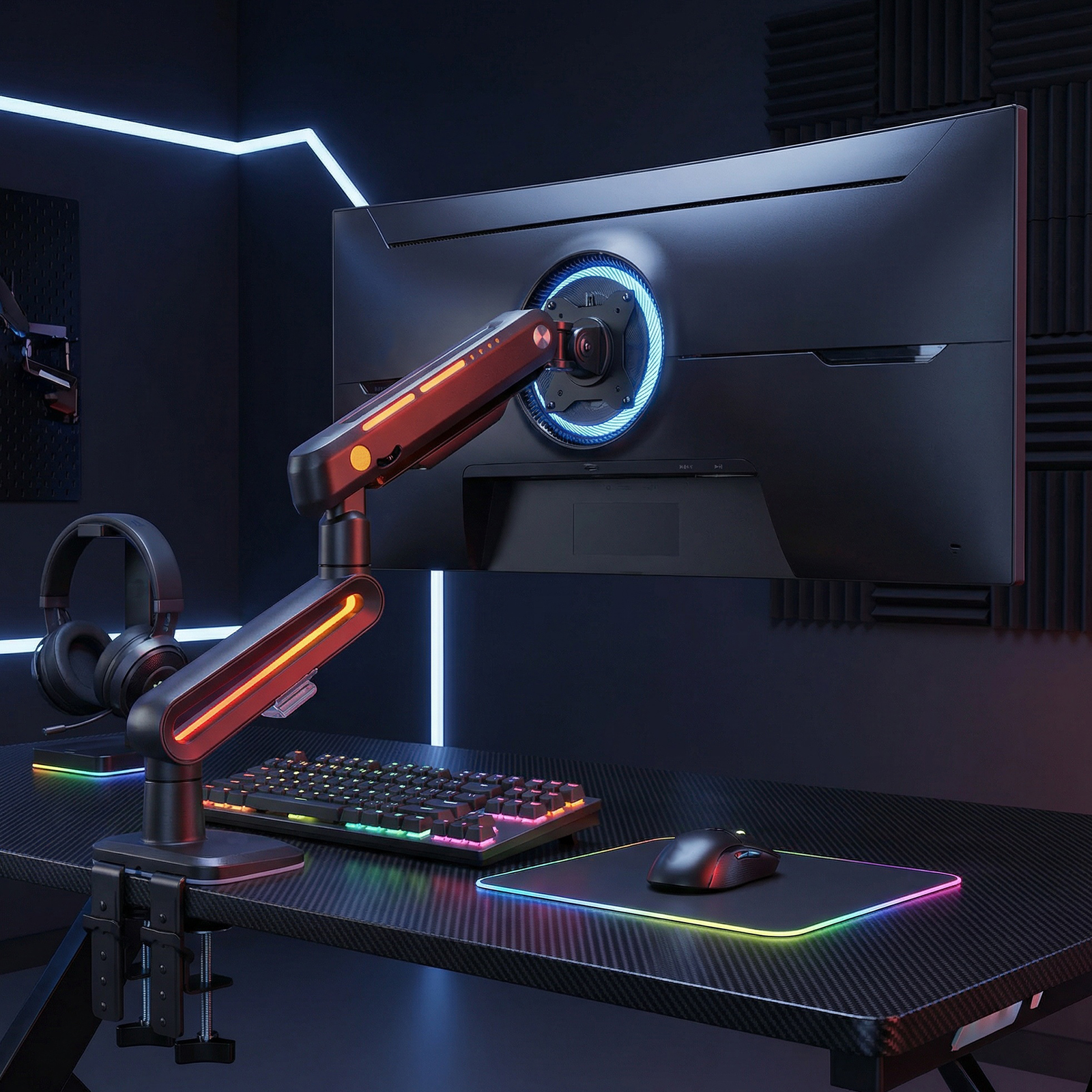 Gaming Monitor Mechanical Arm  - Gaming Accessories Rack incelemesi ve fiyatı