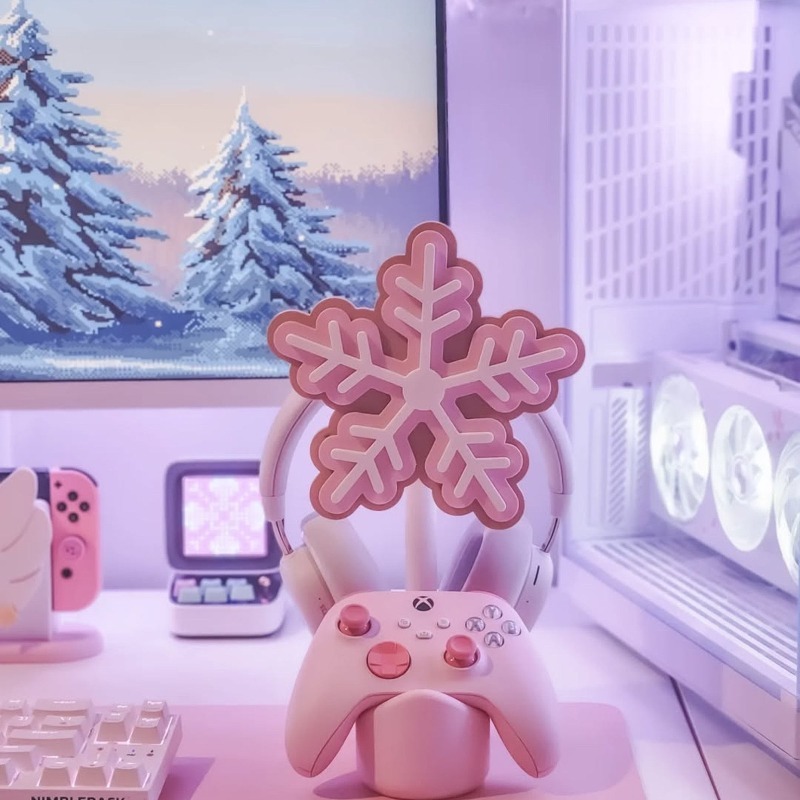 Snowflake Headphone Stand 3D P - Gaming Accessories Rack incelemesi ve fiyatı