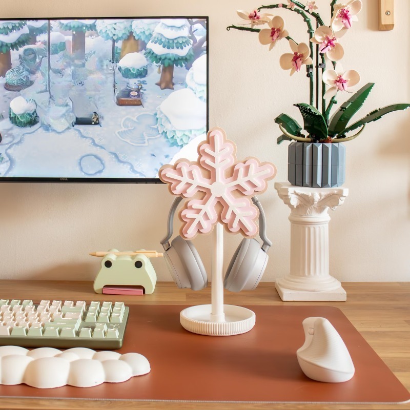 Snowflake Headphone Stand 3D P - Gaming Accessories Rack incelemesi ve fiyatı