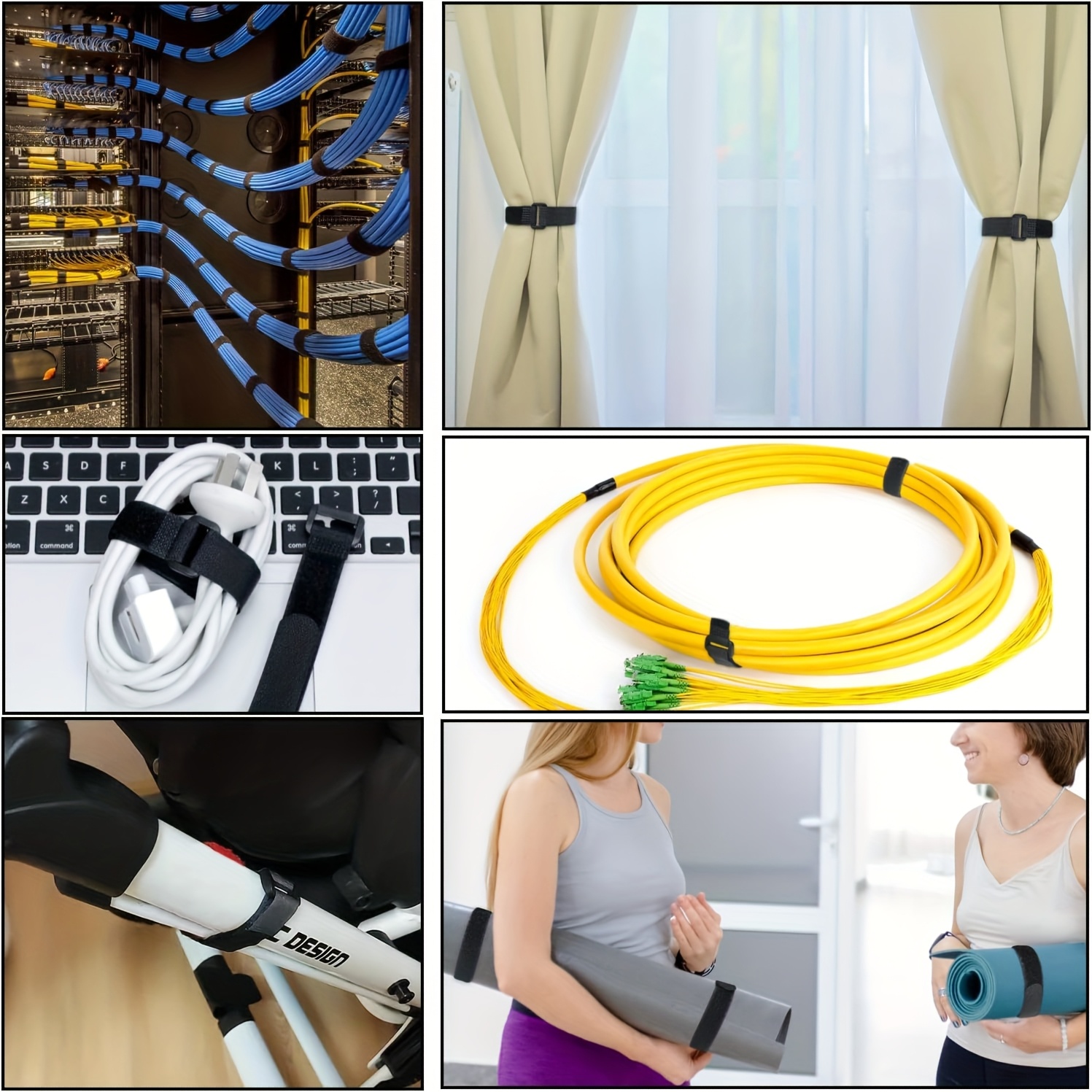 Velcros Straps Reusable Organi - Gaming Accessories Rack incelemesi ve fiyatı