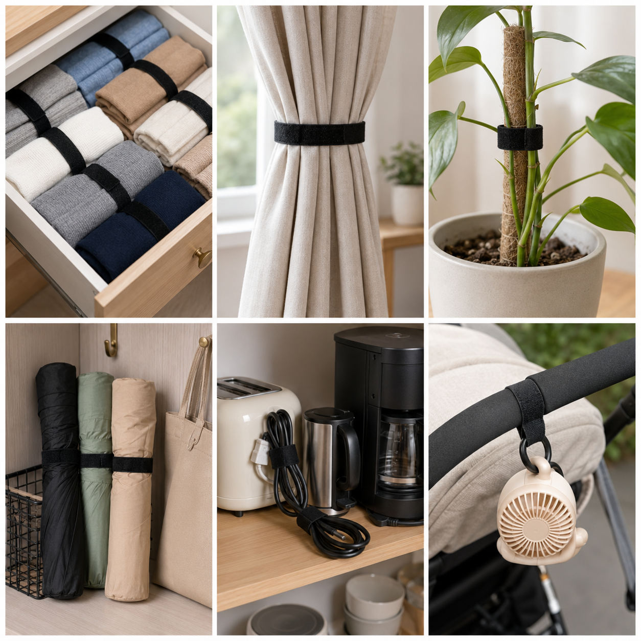 Velcros Straps Reusable Organi - Gaming Accessories Rack incelemesi ve fiyatı