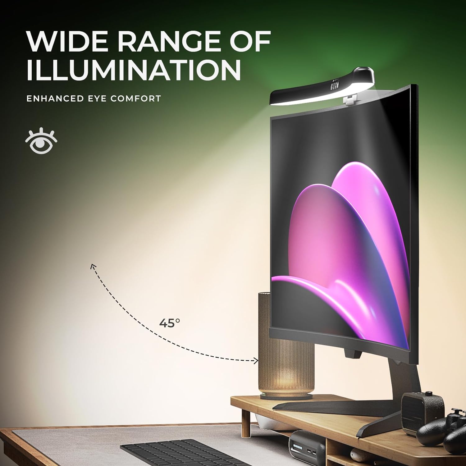 Curved Monitor Light Bar 3 Col - Monitor Light Bar incelemesi ve fiyatı