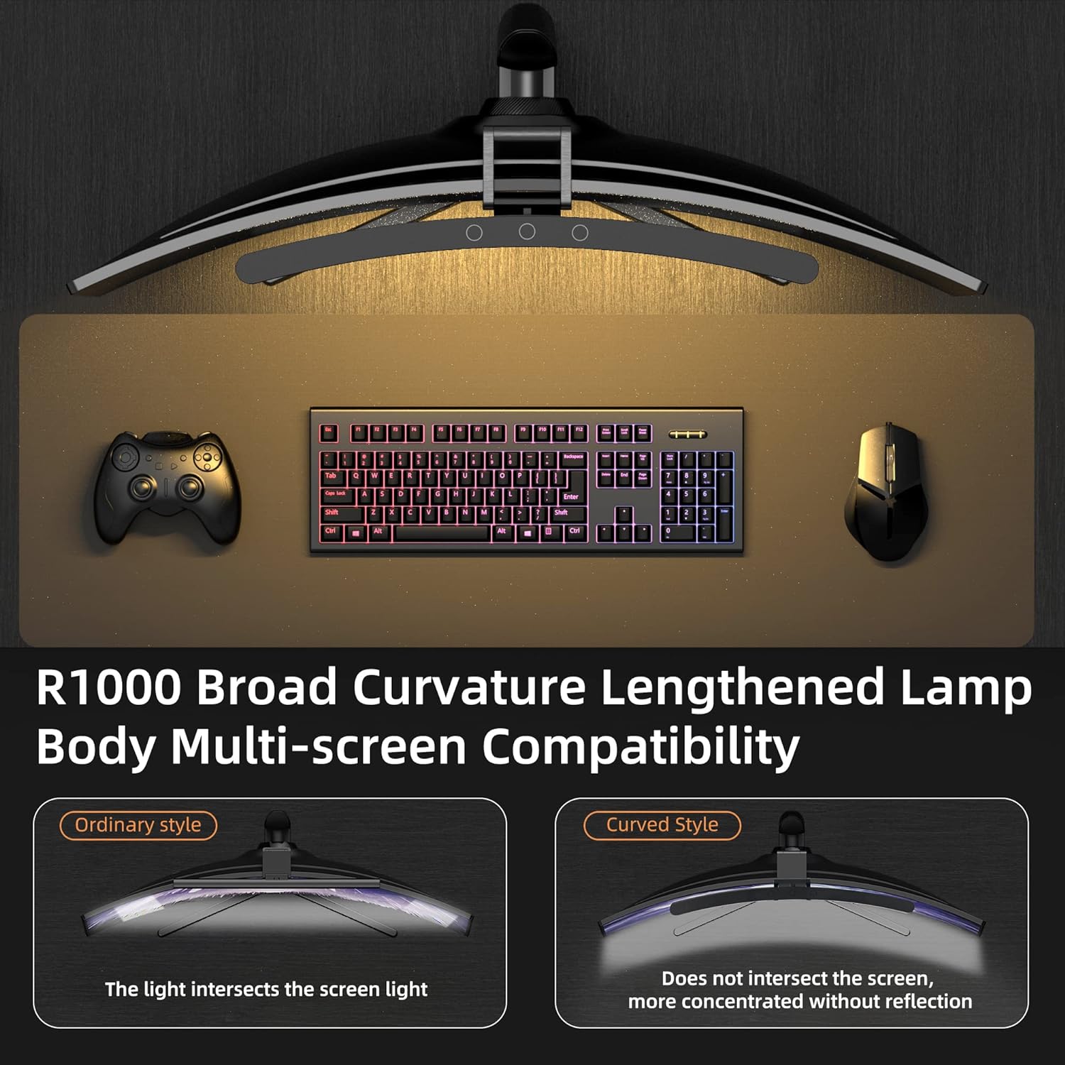 Curved Monitor Light Bar 3 Col - Monitor Light Bar incelemesi ve fiyatı