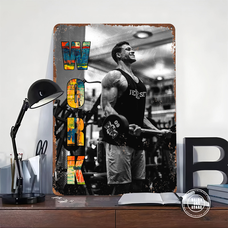 GYM Tin Poster Customized Wall - Gaming Accessories Europe incelemesi ve fiyatı