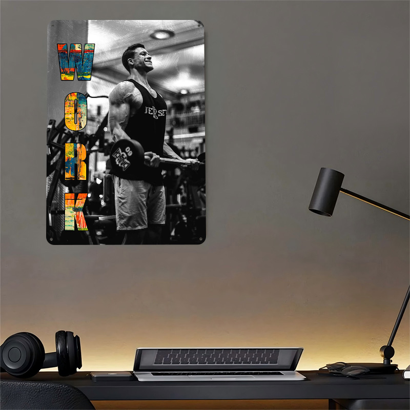 GYM Tin Poster Customized Wall - Gaming Accessories Europe incelemesi ve fiyatı