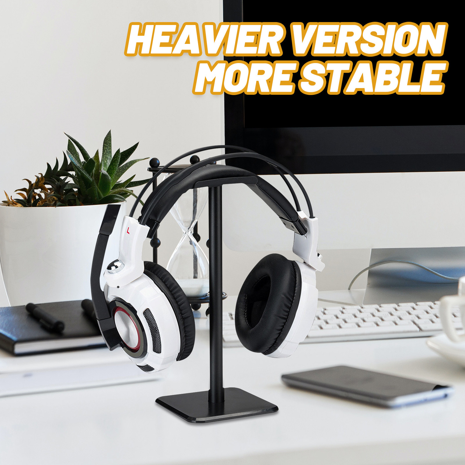Headset Holder Weighed Stable  - Gaming Accessories Rack incelemesi ve fiyatı
