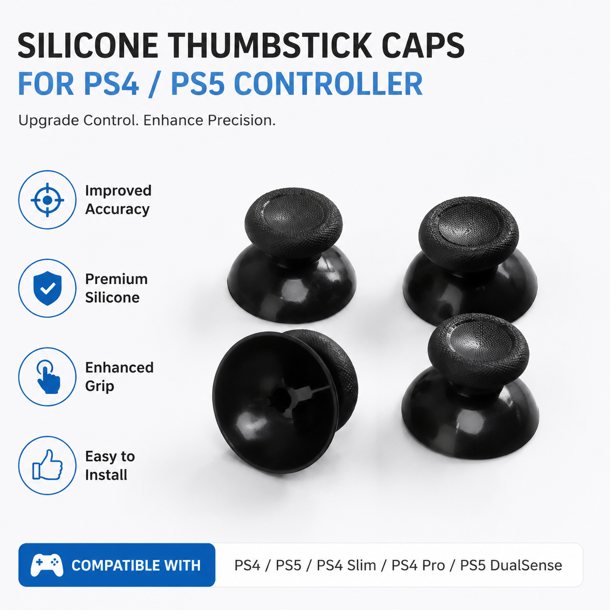 10Pcs Anti-slip Joystick Thumb - Jjk Gaming Accessories incelemesi ve fiyatı