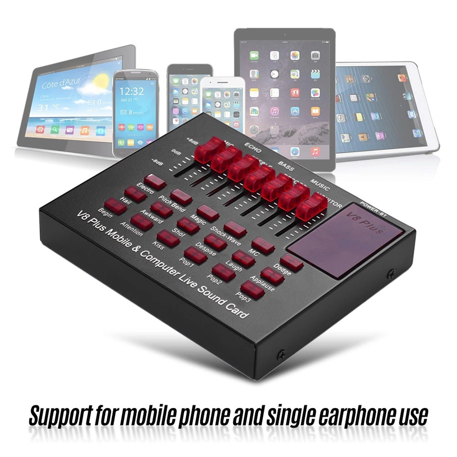 V8+ Sound Card Live Drive Free - Gaming Accessories Driving incelemesi ve fiyatı
