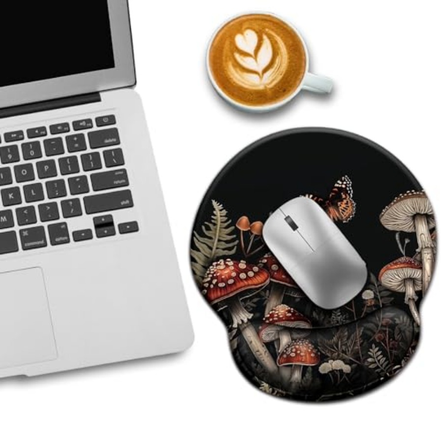 Mushroom Mouse Pad with Wrist  - Wrist Rest Ergonomic incelemesi ve fiyatı