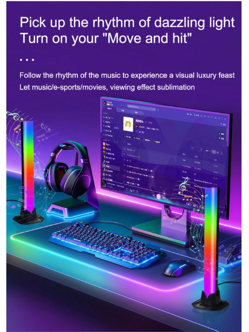 Music Sync LED Strip, Sound Co - Essential Gaming Accessories incelemesi ve fiyatı